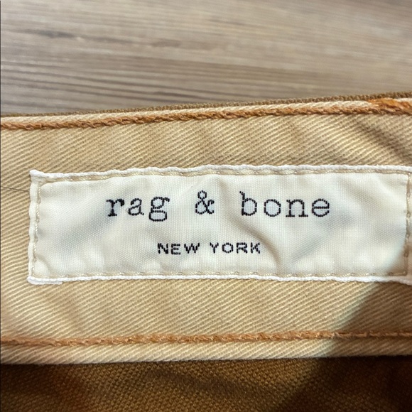 Rag & Bone Button fly Canvas Pant Dark Tan Men’s 32 Straight leg M1504M150 - Picture 4 of 11